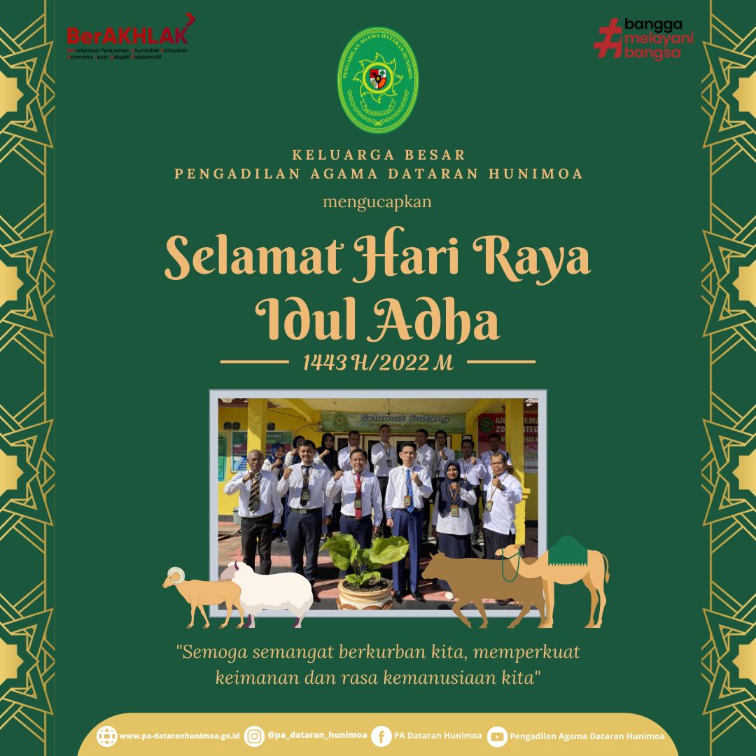 Selamat hari Raya Idul Adha 1